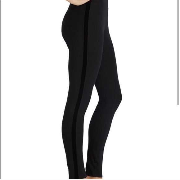 White House Black Market | Pants u0026 Jumpsuits | White House Black Market  Velvet Stripe Leggings | Poshmark
